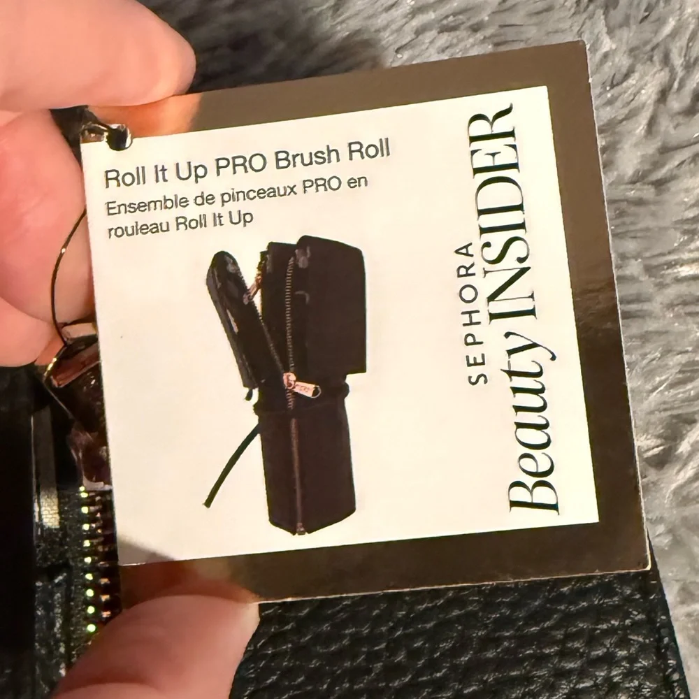 Sephora Black Brush Roll Organizer